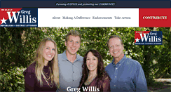 Desktop Screenshot of gregwillis.org