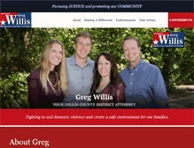 Tablet Screenshot of gregwillis.org